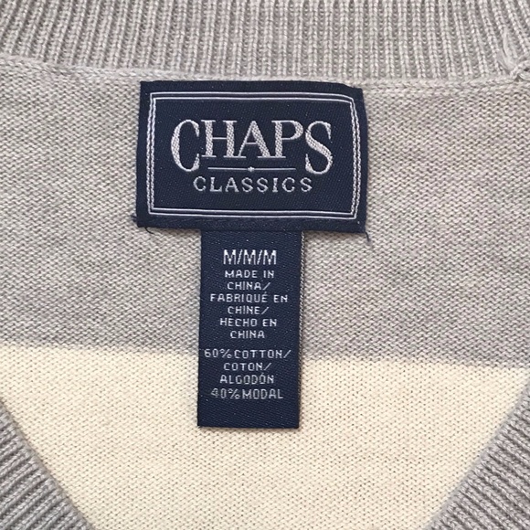 Chaps Classics V-Neck Women's Sweater Size Medium - Picture 5 of 6